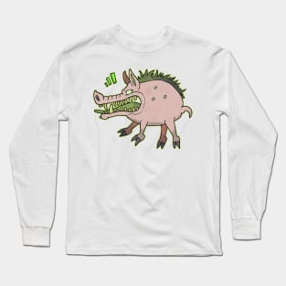 Round Piggy Long Sleeve T-Shirt